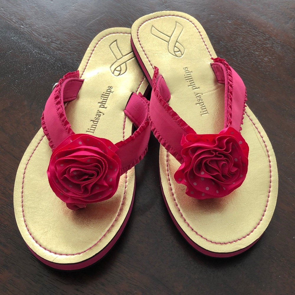 Lindsay Phillips flip flops size 8